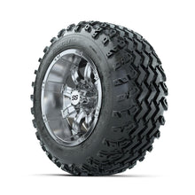 GTW Tempest Chrome 12 in Wheels with 22x11.00-12 Rogue All Terrain Tires – Full Set