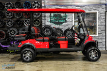 2024 ICON i60L  Torch Red / Two Tone Seats  Lifted 6 Passenger Golf Car PN# LT-A0132780 -  Icon EV at LakesideBuggies.com