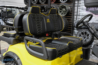 2024 ICON i40L Amarillo LITIO - Carro de golf personalizado para 4 pasajeros con batería ecológica 