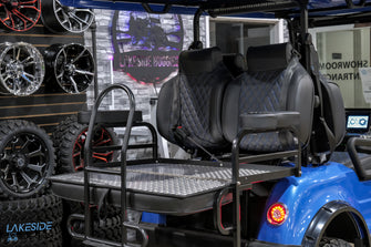 2024  EPIC Carts  E40L  Blue  Lead Acid  4 Passenger PN# HP230500046 -  EPIC Carts at LakesideBuggies.com