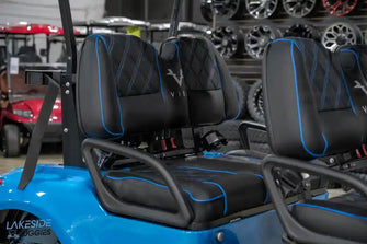 2025 VIBE EV - EV4F  Ocean Breeze Blue 4 Forward Passenger Street Legal Golf Cart