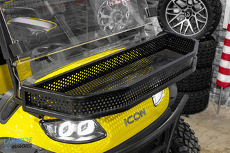 2024 ICON i40L Amarillo LITIO - Carro de golf personalizado para 4 pasajeros con batería ecológica 