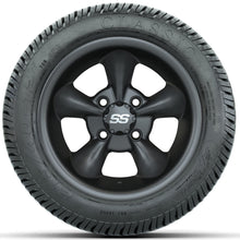 Set of (4) 12 in GTW Godfather Wheels with 215/40-12 Excel Classic Street Tires Lakeside Buggies Parts and Accessories