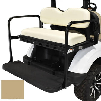 GTW® MACH3 Rear Flip Seat for EZGO TXT - Tan (Years 1994.5-Up) Lakeside Buggies