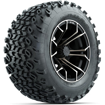 Set of (4) 12 in GTW Spyder Wheels with 22x11-12 Duro Desert All-Terrain Tires Lakeside Buggies Parts and Accessories