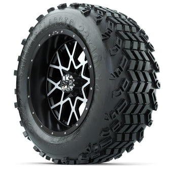 Set of (4) 14 in GTW Vortex Wheels with 23x10-14 Sahara Classic All-Terrain Tires Lakeside Buggies Parts and Accessories