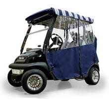 Lakeside Buggies Navy Sunbrella 3-Sided Custom Over-The-Top Enclosure - Fits EZGO TXT 1994-Up- 45059 RedDot Enclosures