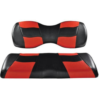 Lakeside Buggies MadJax® Riptide Black/Red Two-Tone Genesis 250/300 Rear Seat Covers- 10-168 MadJax Premium seat cushions and covers