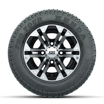 Set of (4) 10 in GTW Specter Wheels with 205/50-10 Kenda Pro Tour Tires Lakeside Buggies Parts and Accessories