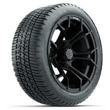 Set of (4) 14 in GTW Spyder Wheels with 205/30-14 Fusion Street Tires Lakeside Buggies Parts and Accessories