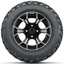 Set of (4) 12 in GTW Spyder Wheels with 22x11-12 Duro Desert All-Terrain Tires Lakeside Buggies Parts and Accessories