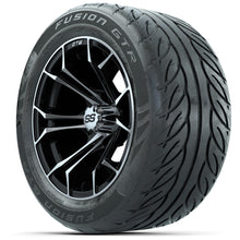 Set of (4) 14 in GTW Spyder Wheels with 255/45-R14 Fusion GTR Street Tires Lakeside Buggies Parts and Accessories