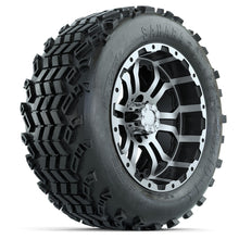 Set of (4) 14 in GTW Omega Wheels with 23x10-14 Sahara Classic All-Terrain Tires Lakeside Buggies Parts and Accessories