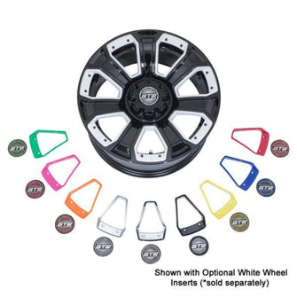 Lakeside Buggies 14" GTW® Nemesis Black Wheel with Optional Color Inserts (3:4 Offset)- 19-093 GTW Wheel Accessories