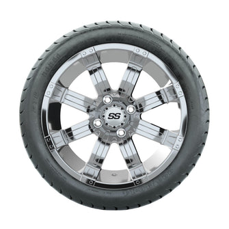 14” GTW Tempest Chrome Wheels with Mamba Street Tires – Set of 4 Lakeside Buggies Parts and Accessories