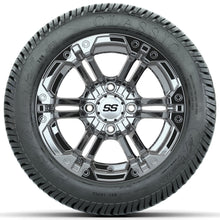 Set of (4) 12 in GTW Specter Wheels with 215/40-12 Excel Classic Street Tires Lakeside Buggies Parts and Accessories