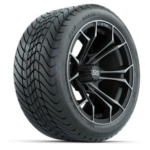 Set of (4) 14 in GTW Spyder Wheels with 225/30-14 Mamba Street Tires Lakeside Buggies Parts and Accessories