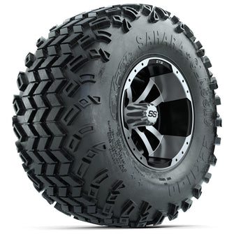 Set of (4) 10 in GTW Storm Trooper Wheels with 22x11-10 Sahara Classic All-Terrain Tires GTW Parts and Accessories