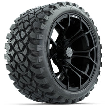 Set of (4) 15″ GTW Spyder Matte Black Wheels with 23x10-R15 Nomad All-Terrain Tires Lakeside Buggies Parts and Accessories