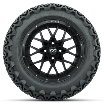 Set of (4) 14 in GTW Vortex Wheels with 23x10-14 GTW Predator All-Terrain Tires Lakeside Buggies Parts and Accessories