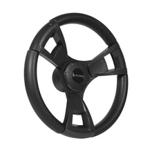 Gussi Italia® Model 13 Black/Carbon Fiber Steering Wheel For Club Car Precedent / Onward / Tempo Lakeside Buggies