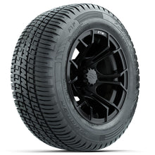 Set of (4) 12 in GTW Spyder Wheels with 215/50-R12 Fusion S/R Street Tires Lakeside Buggies Parts and Accessories