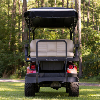 RedDot EZGO Express S4 Elite with 80” Non Modular Top White 3-Sided Track Style Vinyl Enclosure (Years 2023-Up) PN# 66075