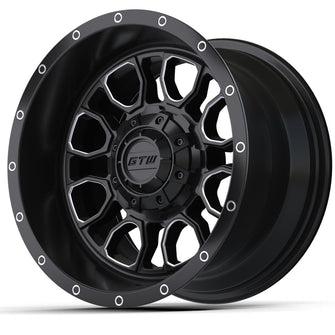 12” GTW Volt Black & Machined Wheel PN# 19-334