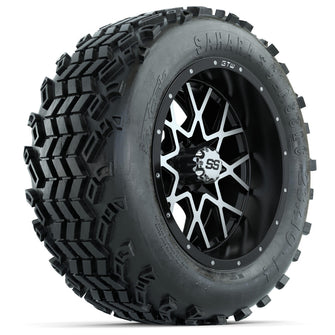 Set of (4) 14 in GTW Vortex Wheels with 23x10-14 Sahara Classic All-Terrain Tires Lakeside Buggies Parts and Accessories