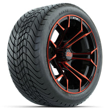 Set of (4) 14 in GTW Spyder Wheels with 225/30-14 Mamba Street Tires Lakeside Buggies Parts and Accessories