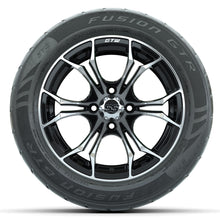 Set of (4) 14 in GTW Spyder Wheels with 255/45-R14 Fusion GTR Street Tires Lakeside Buggies Parts and Accessories