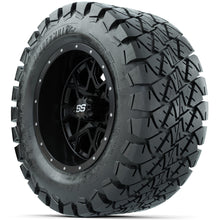 Set of (4) 12 in GTW Vortex Wheels with 22x10-12 GTW Timberwolf All-Terrain Tires Lakeside Buggies Parts and Accessories