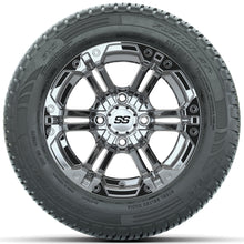 Set of (4) 12 in GTW Specter Wheels with 215/50-R12 Fusion S/R Street Tires Lakeside Buggies Parts and Accessories