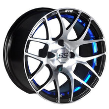 Lakeside Buggies 14x7 GTW® Machined/Blue Pursuit Wheel- 19-105 GTW Wheels