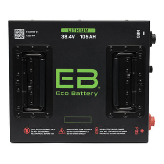 Eco Lithium Battery Complete Bundle for EZGO Freedom (TXT 36V) 38V 105Ah - Cube Eco Battery Parts and Accessories