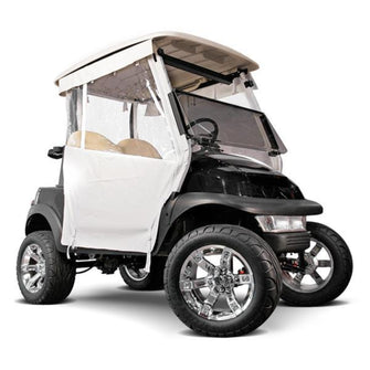 Lakeside Buggies Club Car Precedent White 3-Sided Track-Style Enclosure w/Ultra Seal & Hooks (Years 2004-Up)- 61900 Club Car Enlcosures