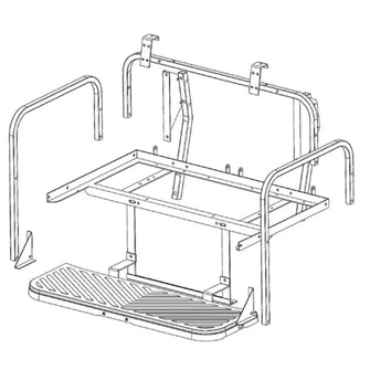 GTW® MACH3 Flip Frame Only EZGO RXV Lakeside Buggies