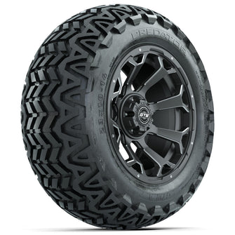 Set of (4) 14 in GTW Raven Wheels with 23x10-14 GTW Predator All-Terrain Tires Lakeside Buggies Parts and Accessories