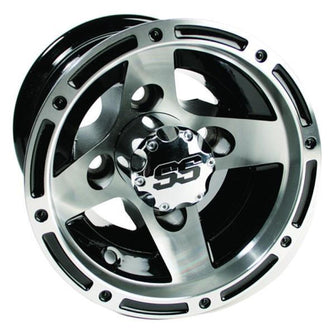 Lakeside Buggies 8X7 Ranger Machined/Black Wheel (3:4 Offset)- 40890 GTW Wheels