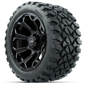 Set of (4) 14 in GTW Raven Wheels with 23x10-14 GTW Nomad All-Terrain Tires Lakeside Buggies Parts and Accessories