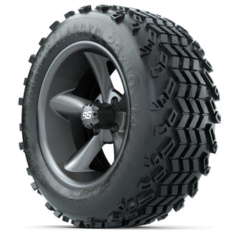 Set of (4) 14 in GTW Godfather Wheels with 23x10-14 Sahara Classic All-Terrain Tires Lakeside Buggies Parts and Accessories