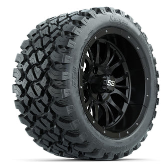 Set of (4) 14 in GTW Diesel Wheels with 23x10-14 GTW Nomad All-Terrain Tires Lakeside Buggies Parts and Accessories