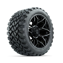 Set of (4) 14 in GTW® Stellar Machined & Black Wheels with 23x10-R14 Nomad All-Terrain Tires Lakeside Buggies Parts and Accessories