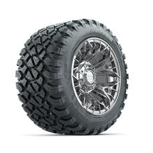 Set of (4) 12 in GTW® Stellar Chrome Wheels with 22x11-R12 Nomad All-Terrain Tires Lakeside Buggies Parts and Accessories