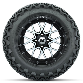 Set of (4) 14 in GTW Vortex Wheels with 23x10-14 GTW Predator All-Terrain Tires Lakeside Buggies Parts and Accessories