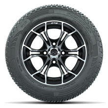 Set of (4) 12 in GTW Diesel Wheels with 215/50-R12 Fusion S/R Street Tires Lakeside Buggies Parts and Accessories