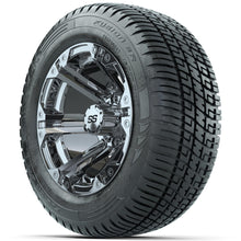 Set of (4) 12 in GTW Specter Wheels with 215/50-R12 Fusion S/R Street Tires Lakeside Buggies Parts and Accessories