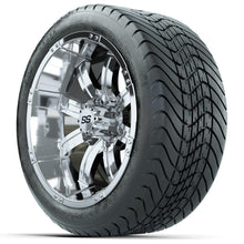 Set of (4) 14 in GTW Tempest Chrome Wheels with 225/30-14 GTW Mamba Street Tires PN# A19-626