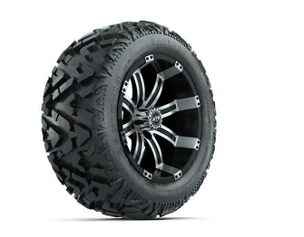 14” GTW Tempest Black and Machined Wheels with 23” Barrage Mud Tires – Set of 4 GTW Parts and Accessories