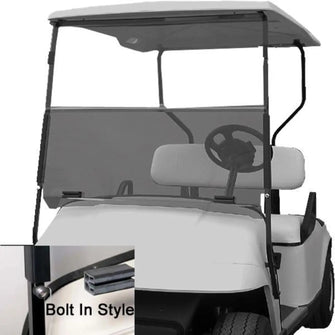 Lakeside Buggies Tinted EZGO TXT Bolt Folding Windshield (For T48 Models)- 6912 RedDot Windshields